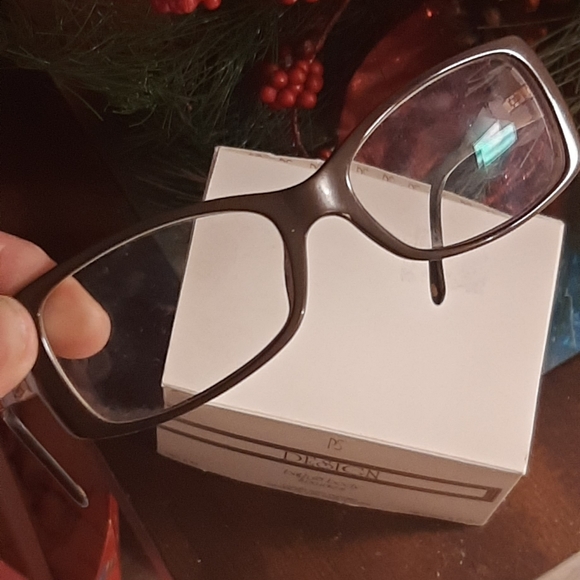 VERSACE AUTH SWAROVSKI CRYSTAL LOGO VINTAGE EYEGLASSES - Picture 10 of 12